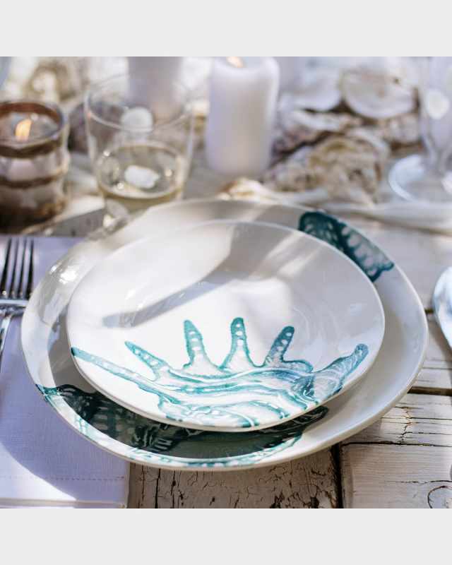 Lido Aqua Salad Plate